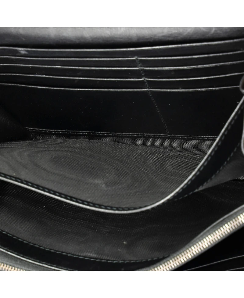 Pre-Owned Gucci Mini Gg Marmont Chain Wallet Matelasse Leather