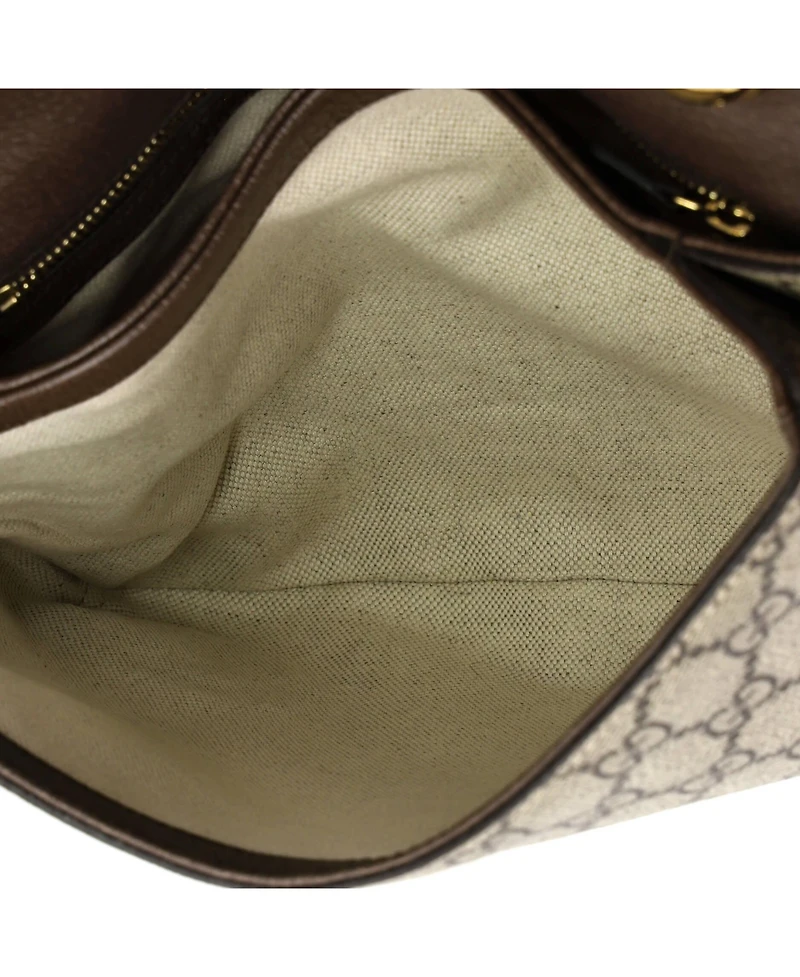 Pre-Owned Gucci Medium Blondie Nm Top Handle Bag Gg Coated Canvas