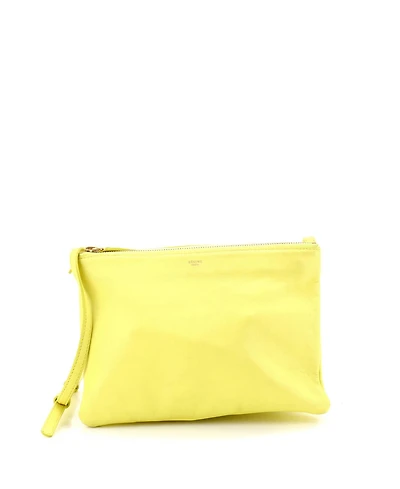 Pre-Owned Celine Large Trio Crossbody Bag Leather