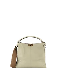 Pre-Owned Fendi Small Peekaboo X-Lite Bag Leather