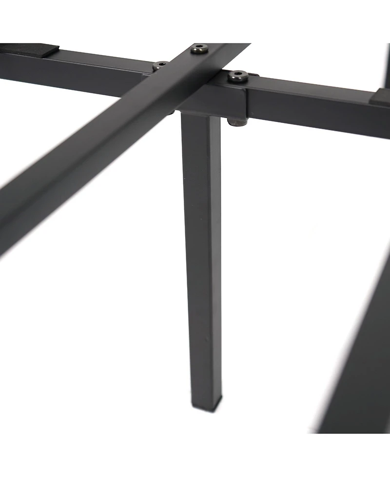 Sugift Heavy Duty Metal Bed Frame with Support Slats Foundation