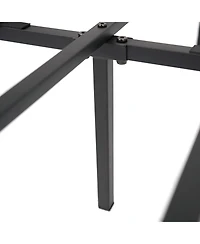 Sugift Heavy Duty Metal Bed Frame with Support Slats Foundation