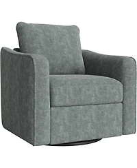 gaomon Accent Chair for Living Room, 360° Swivel, Modern Linen Armchair, Comfy Upholstered Seat, Single Sofa