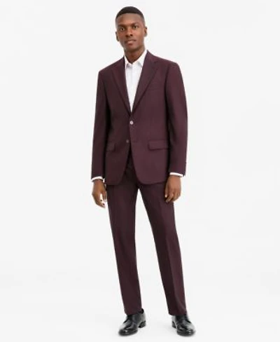 Calvin Klein Mens Slim Fit Wool Blend Suit Separates