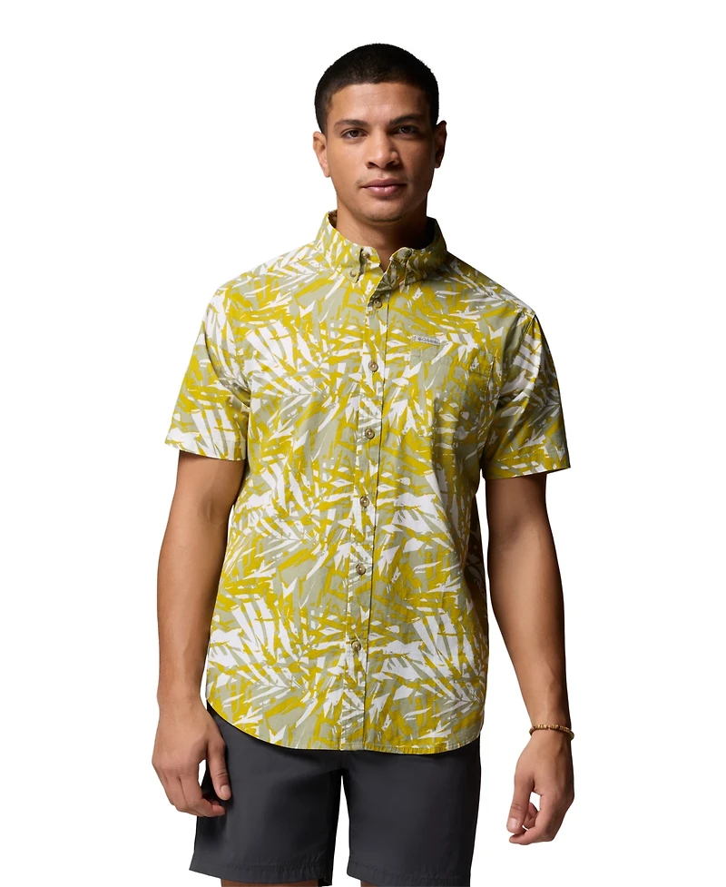 Columbia Men's Rapid Rivers Printed Short Sleeve Shirt