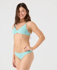 Roxy Juniors' Beach Classics Athletic Triangle Bikini Top