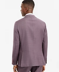 Ted by Baker Men's Modern-Fit Purple Solid Suit Separate Jacket