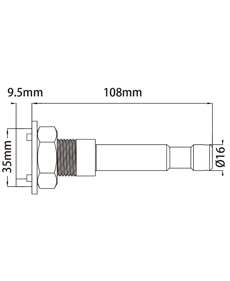 Kupo Strut Channel Adapter with 5/8" Baby Pin