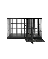 Aostirmotor Extra Large Metal Dog Cage – 61" Heavy Duty Kennel for Large Dogs, Strong & Durable