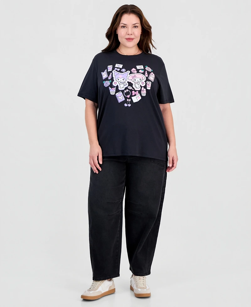 Love Tribe Trendy Plus Sanrio Graphic Print T-Shirt