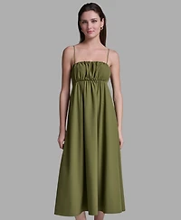 Bcbg Women's Square Neck Midi Dress
