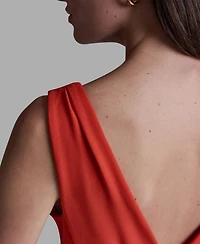 Bcbg Women's V-Neck Fit-and-Flare Mini Dress