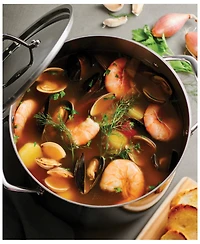 Tramontina Signature 8-Quart Tri-Ply Clad Stainless Steel Stock Pot with Lid