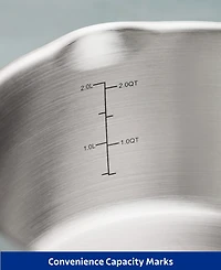 Tramontina Tempo Tri-Ply Base Stainless Steel 7-Pc. Cookware Set with Glass Lids