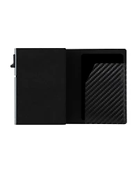 Conceal Plus Men's Card Block Slim Rfid Blocking Credit Card Wallet Pu Carbon
