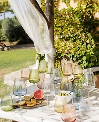 Vietri Francesca Blush Wine Glass