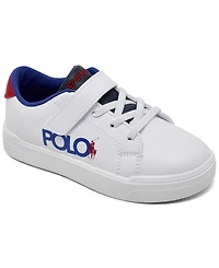 Polo Ralph Lauren Toddler Sutton Graphic Fastening Strap Casual Sneakers from Finish Line