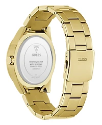 Guess Men's Quartz Gold-Tone Stainless Steel Watch, 44mm