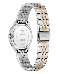 Guess Women's Quartz Glitz Two-Tone Stainless Steel Analog Watch, 32mm
