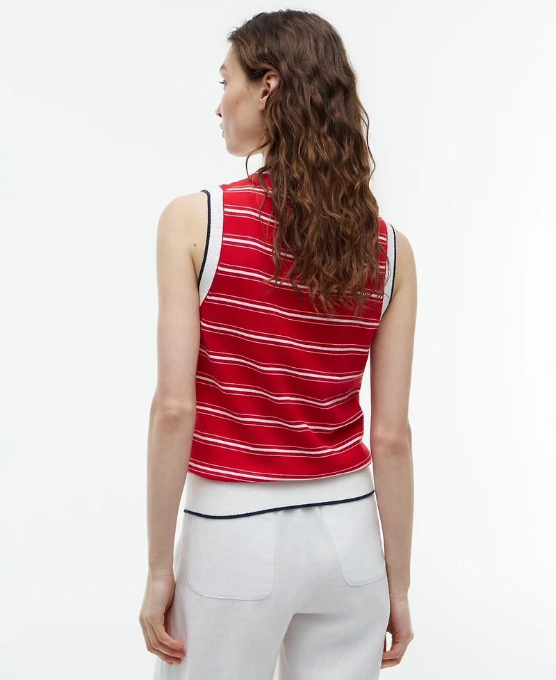 Tommy Hilfiger Women's Intarsia Flag Crewneck Sweater