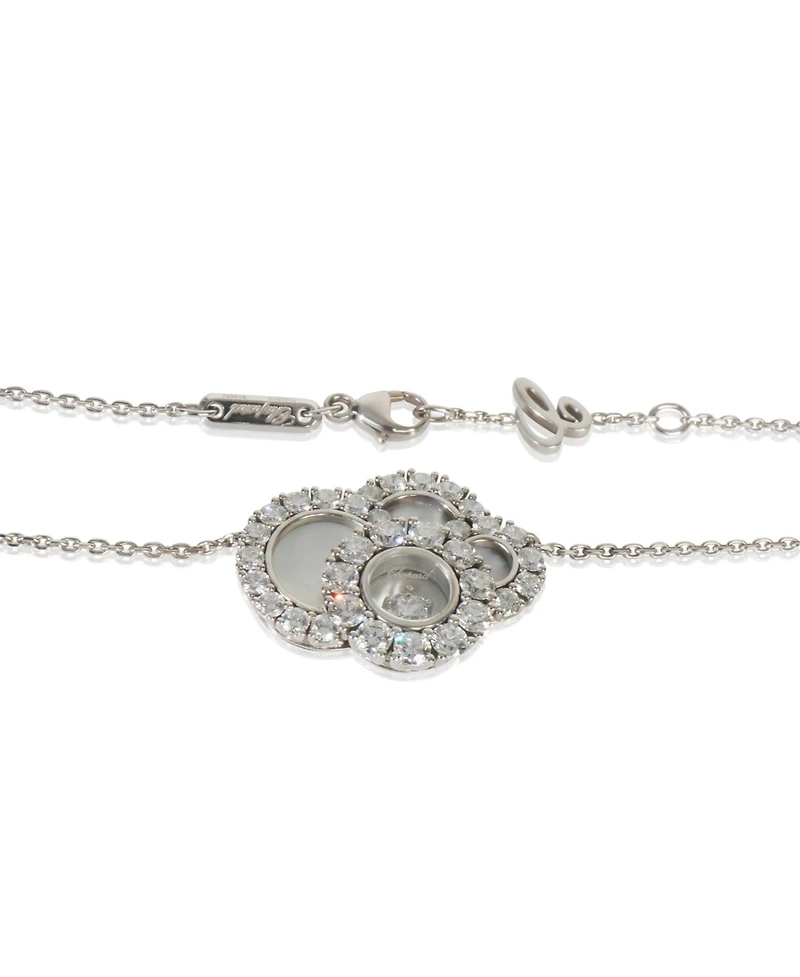 Pre Owned Chopard White Gold Diamond Happy Dreams Necklace