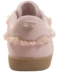 Dkny Girls' Ruffle Detail Lace-Up Sneakers