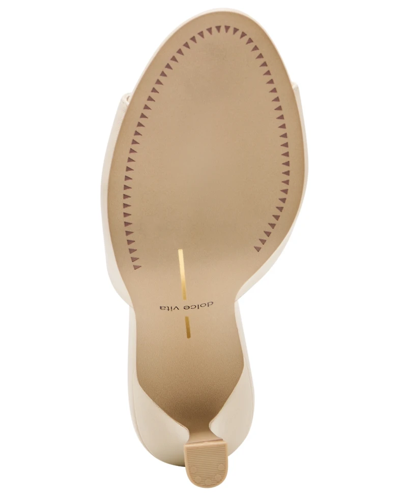 Dolce Vita Women's Rosha Round Toe High Heel Dress Sandals