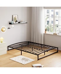 gaomon 10in High Metal Platform Bed Frame Sturdy Steel Slat Support