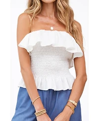 Bishop + Young Women's Bishop + Young Isabelle Strapless Tiered Top