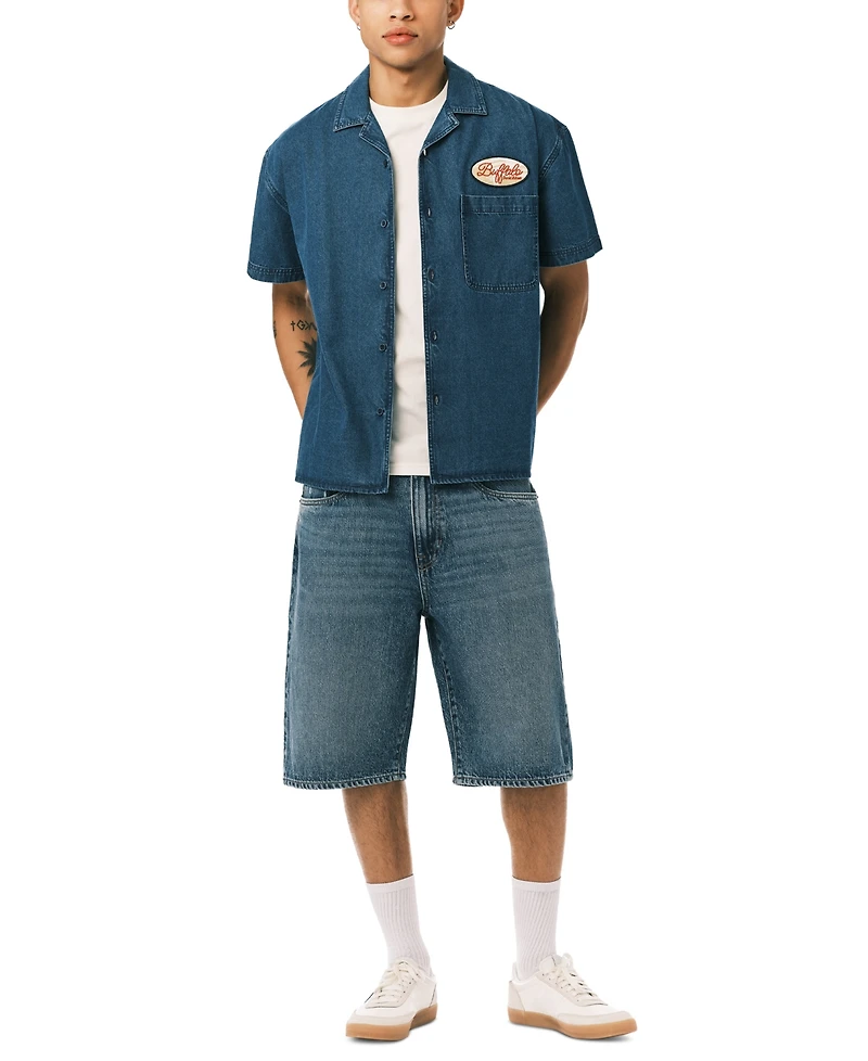 Buffalo David Bitton Men's Shawn Classic Fit Short-Sleeve Shirt