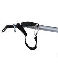 Aostirmotor Extra Large 2-in-1 Bike Trailer and Push Cart for Pets with Detachable Hitch