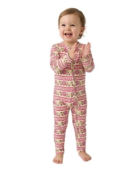 Motette Baby Girl's Pomegranate Soiree Bamboo Sleeper