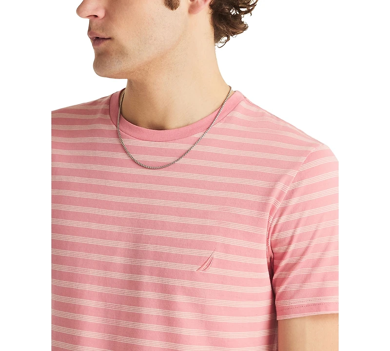 Nautica Men's Short-Sleeve Stripe T-Shirt