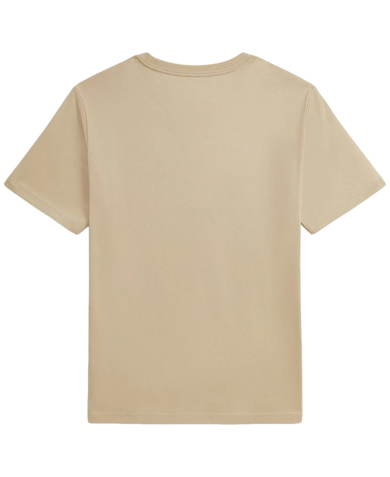 Polo Ralph Lauren Boys' 8-20 Madras-Logo Jersey T-Shirts