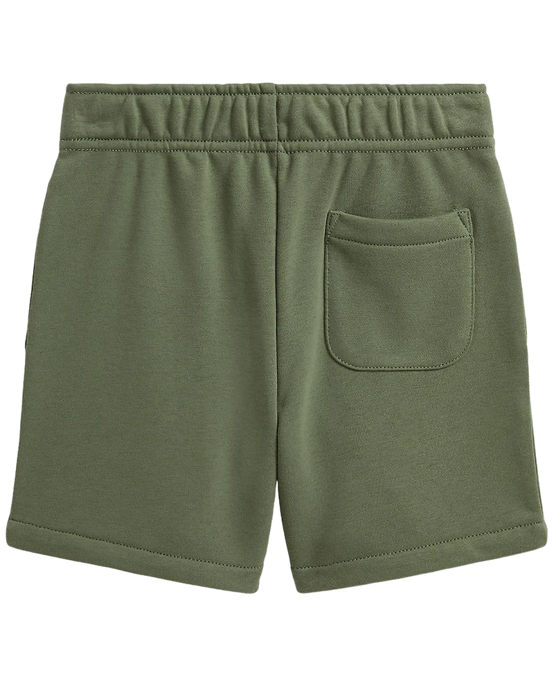 Polo Ralph Lauren Boys' 2-7 Madras-Logo French Terry Shorts