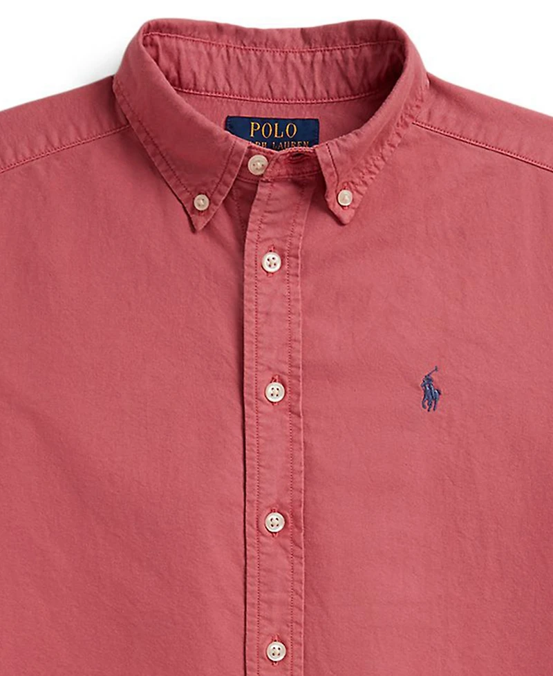 Polo Ralph Lauren Boys' 8-20 Garment-Dyed Oxford Shirt