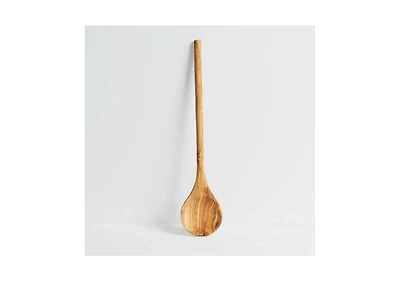 Gharyan Stoneware, Round Olive Wood Cooking Spoon