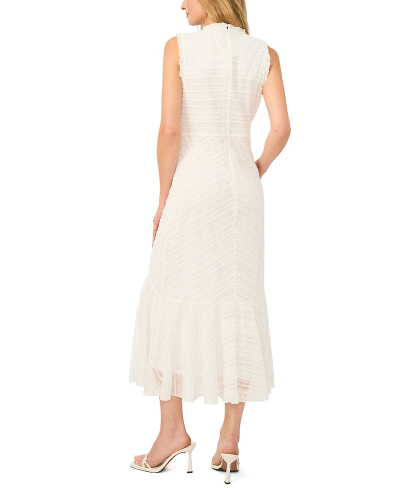 CeCe Women's Crewneck Sleeveless Midi Dress