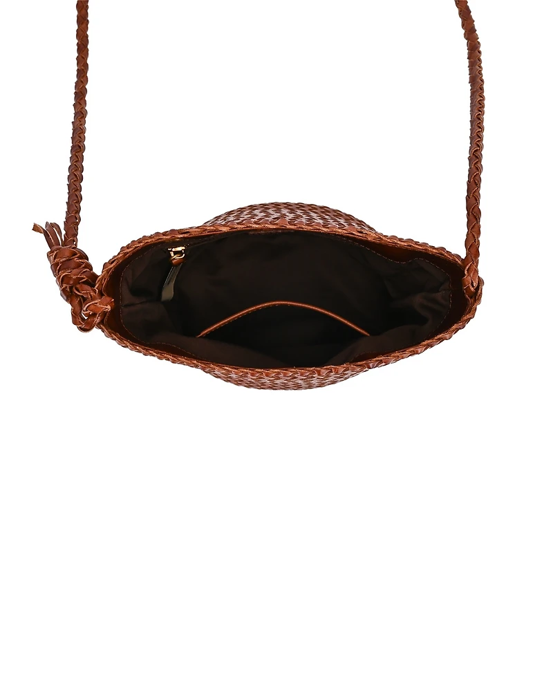 Old Trend Reed Handwoven Mini Crossbody Bag