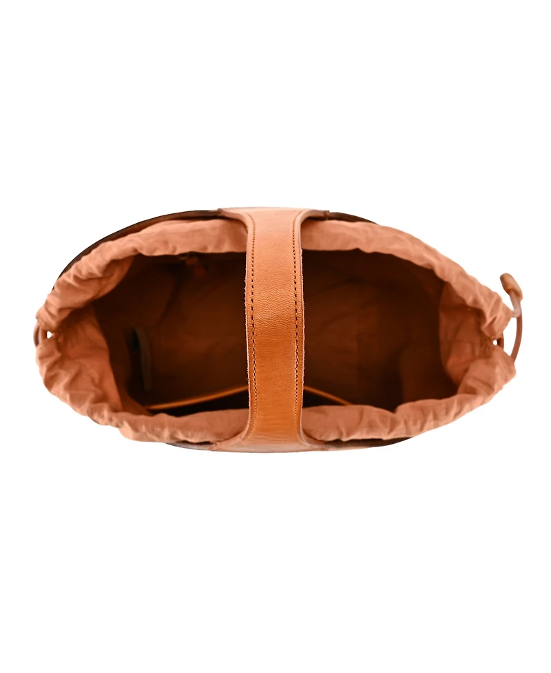 Old Trend Napa Handcrafted Mini Bucket Bag