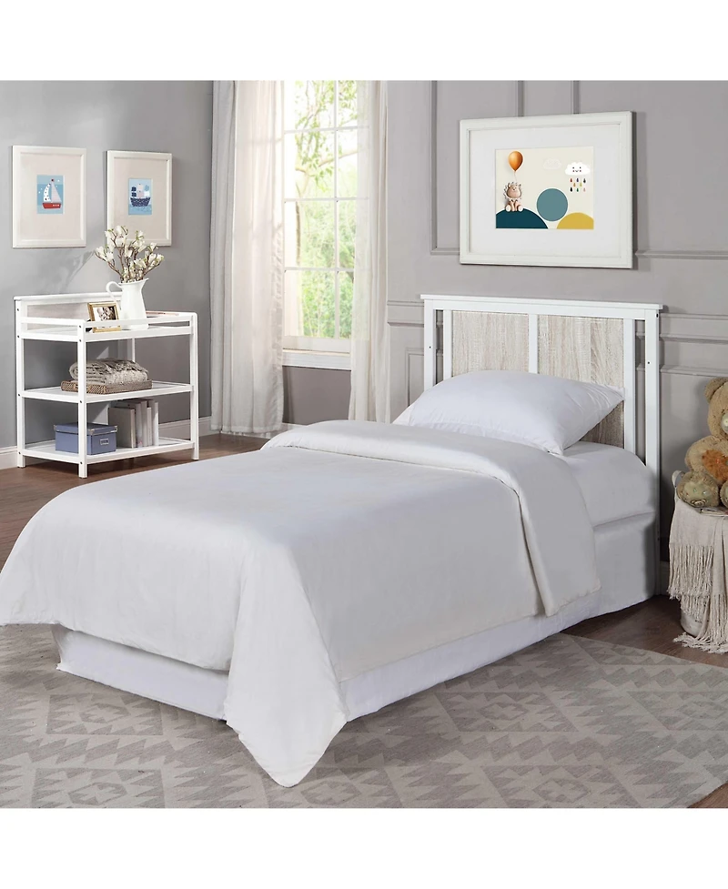 Flynama Mini Crib with Mattress Pad 3in1 Convertible Design Reversible Back Panel and Adjustable Mattress Heights for Nursery