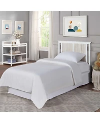 Flynama Mini Crib with Mattress Pad 3in1 Convertible Design Reversible Back Panel and Adjustable Mattress Heights for Nursery