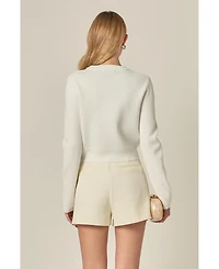 English Factory Women's Bow Detail Cardigan