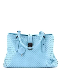 Pre-Owned Bottega Veneta Medium Roma Bag Intrecciato Nappa