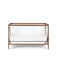 Flynama 3in1 Convertible Crib Mid Century Modern Z Design Solid Wood Three Adjustable Mattress Heights for Baby Nursery