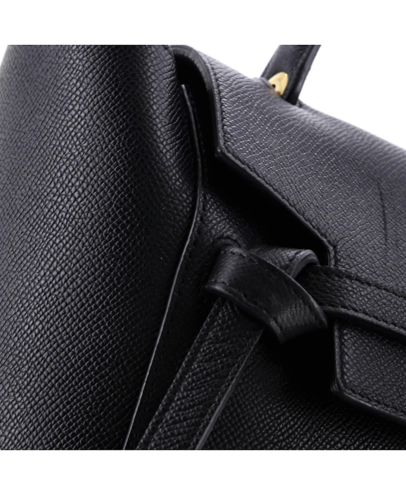 Pre-Owned Celine Micro Belt Bag Textured Leather