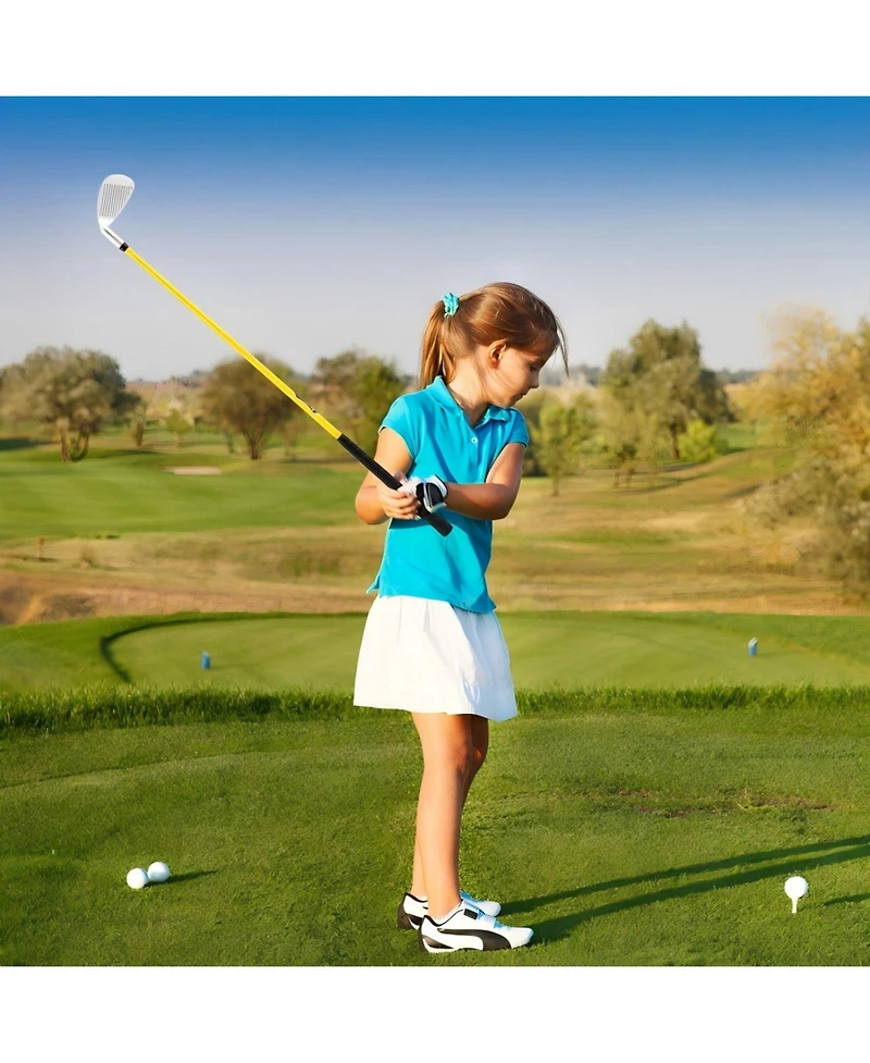 Hongge Individual Gold Club for Boys and Girls with Fiberglass Shaft and Headcover