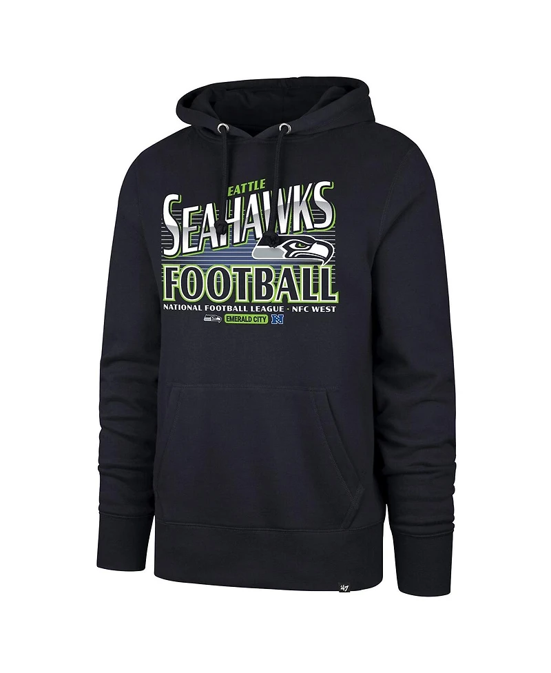 47 Brand Men's College Navy Seattle Seahawks Regional Headline Hoodie