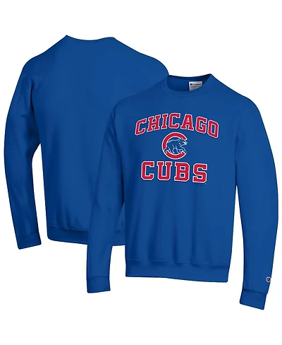 Champion Men's Royal Chicago Cubs Heart Soul Powerblend Sweatshirt