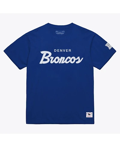 Mitchell & Ness Men's Royal Denver Broncos Head Coach Classic T-Shirt